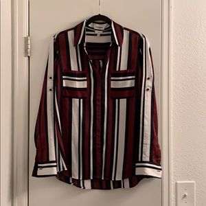 Express Stripe Button-up